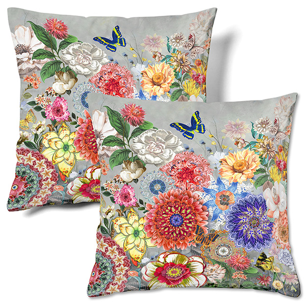 Butterfly Flower Pillow
