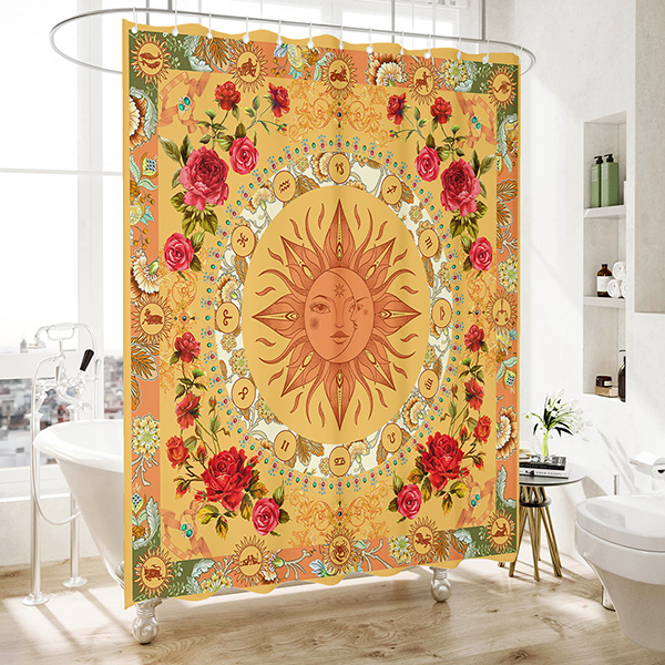 Tarot sun shower curtain