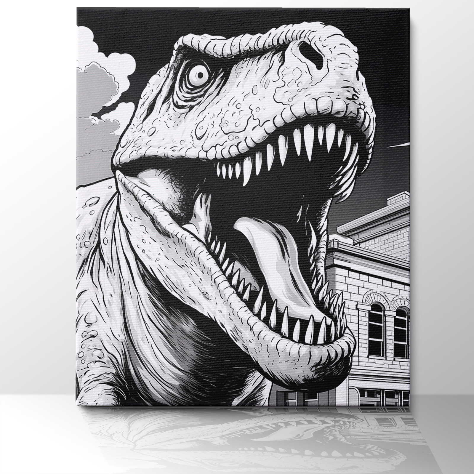 dinosaur canvas printing