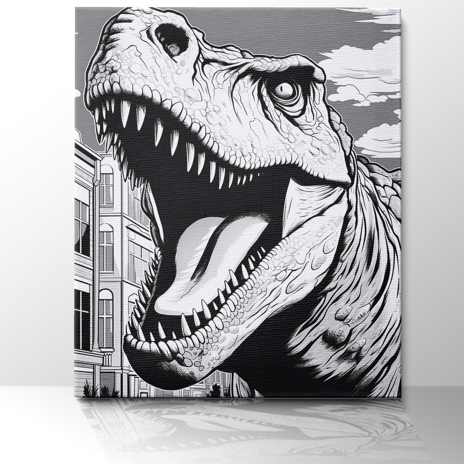 dinosaur canvas printing