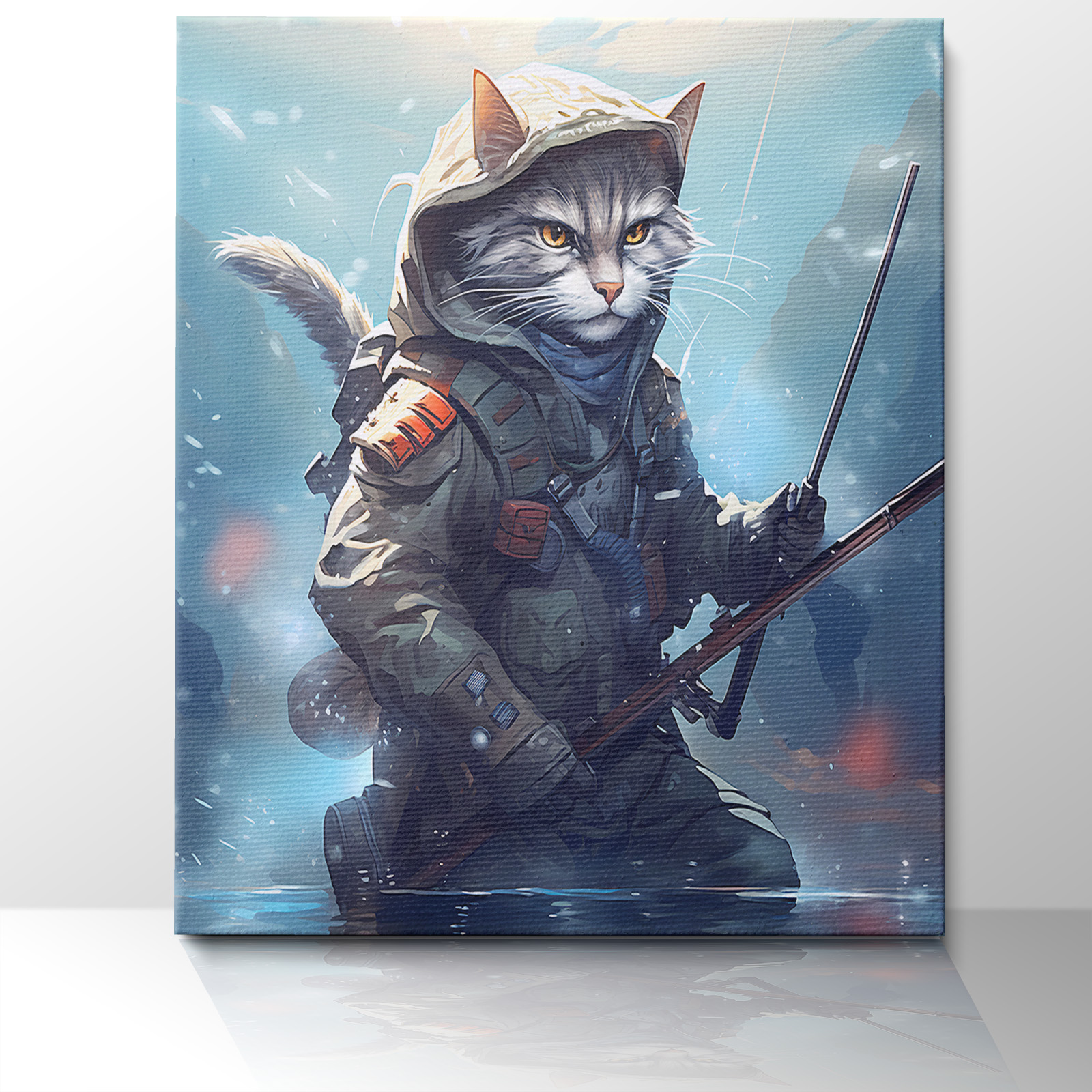 cat canvas printing