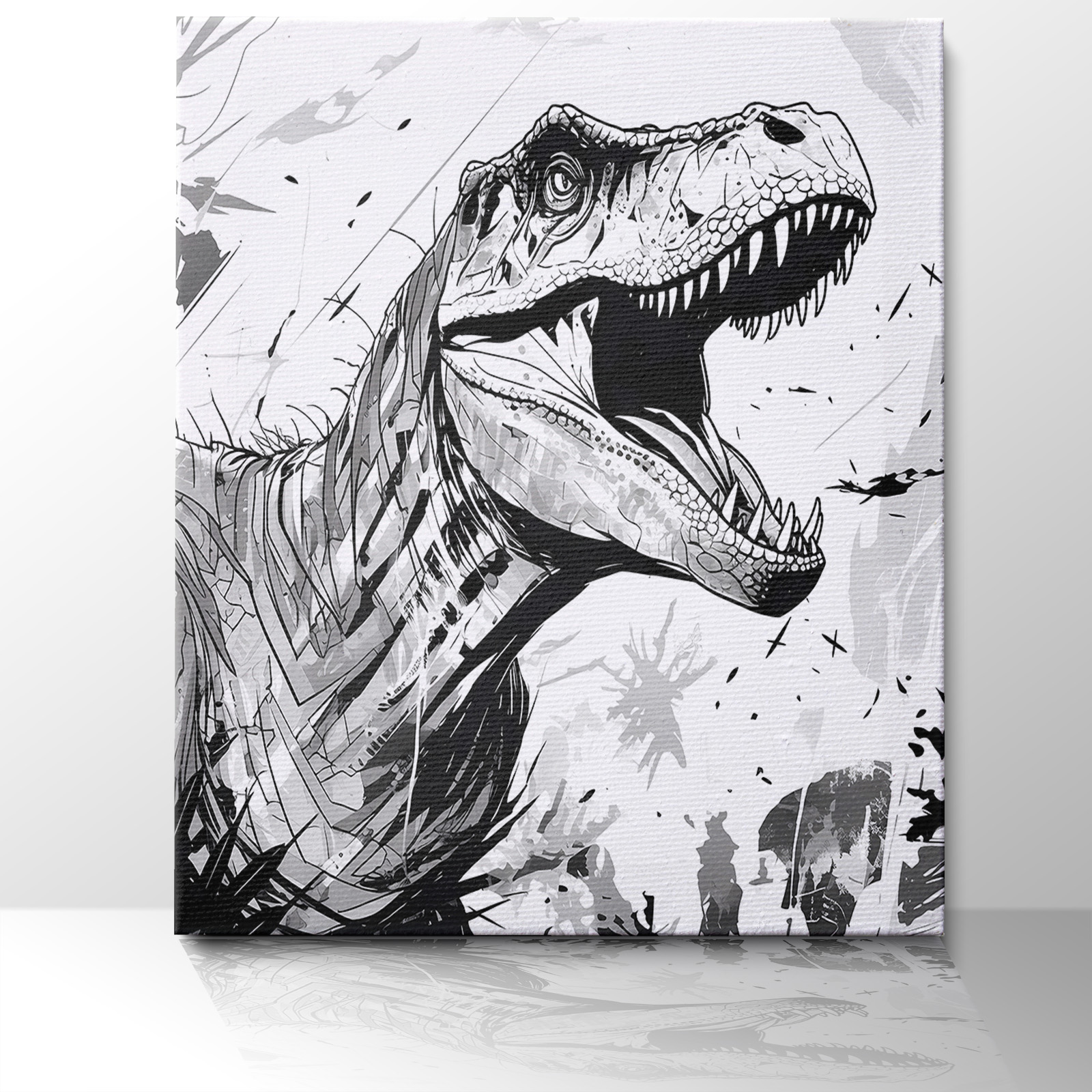 dinosaur canvas printing